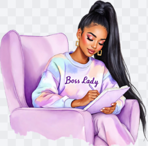 Boss lady motivational notebook