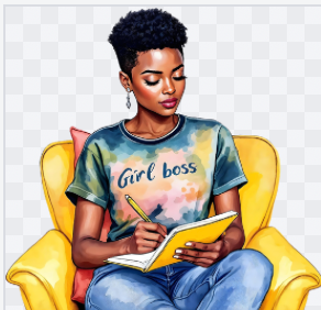 Boss lady motivational notebook